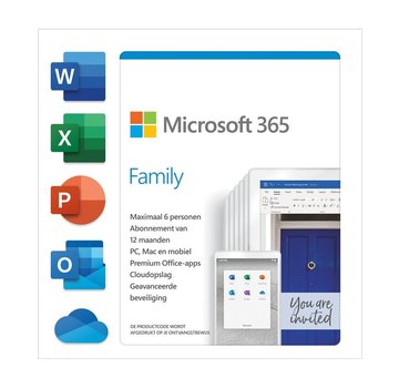 Microsoft Microsoft 365 Family 6-PC/MAC 1 year