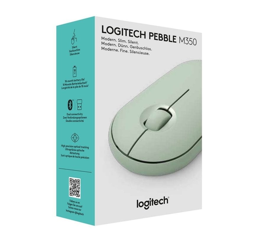 Logitech Pebble M350 Groen bluetooth