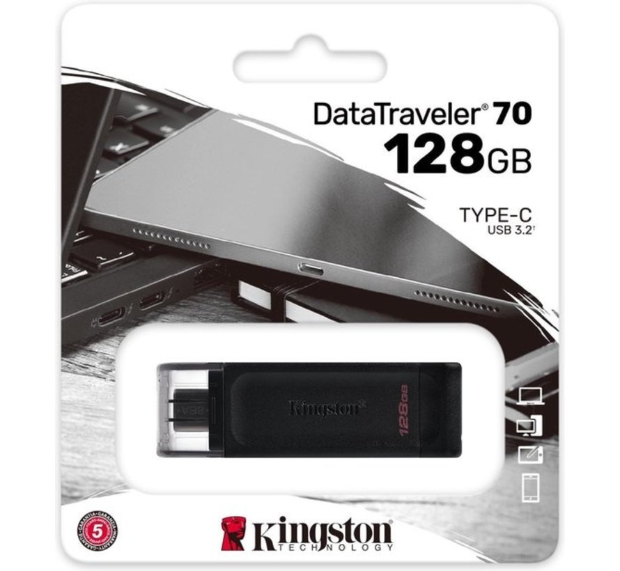 Kingston DataTraveler 70 USB-C 3.2 FD 128GB