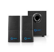 Nedis Nedis 2.1-stereo gaming speakers voor PC en notebook 3.5 mm