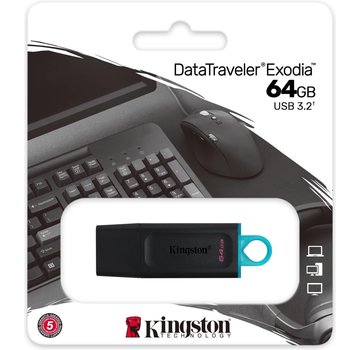 Kingston Kingston DataTraveler Exodia USB 3.2 FD 64GB