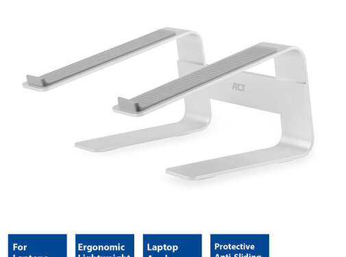 ACT ACT AC8130 notebookstandaard Grijs 39,6 cm (15.6")