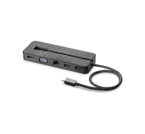 Hewlett Packard HP USB-C Mini Dock USB 3.0 (3.1 Gen 1) Type-C Zwart