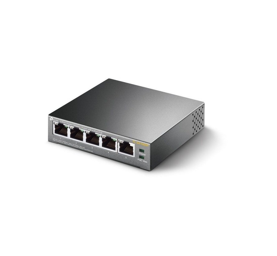 TP-link Switch 5x 10/100/1000Mbps 4x POE