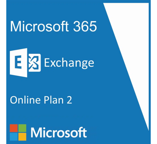 Microsoft Office 365 Exchange online 1 Gebruiker plan 2