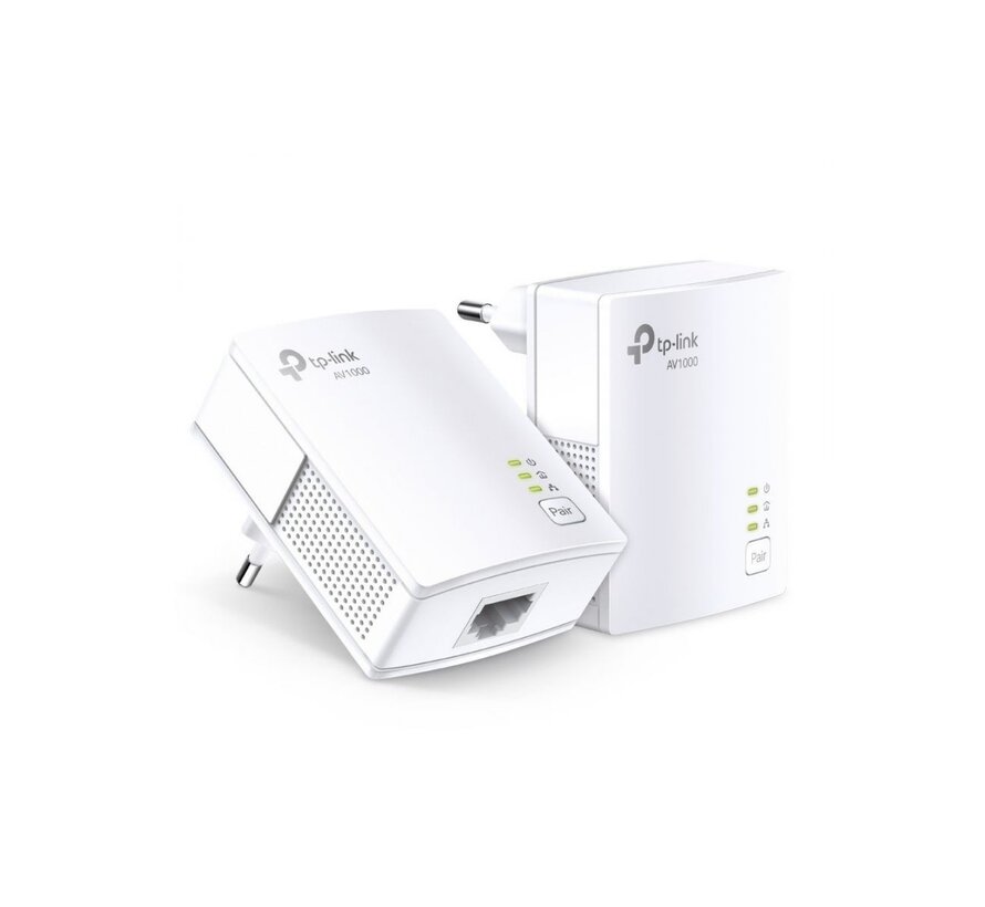 TP-LINK AV1000 Gigabit Passthrough Powerline Starter Kit