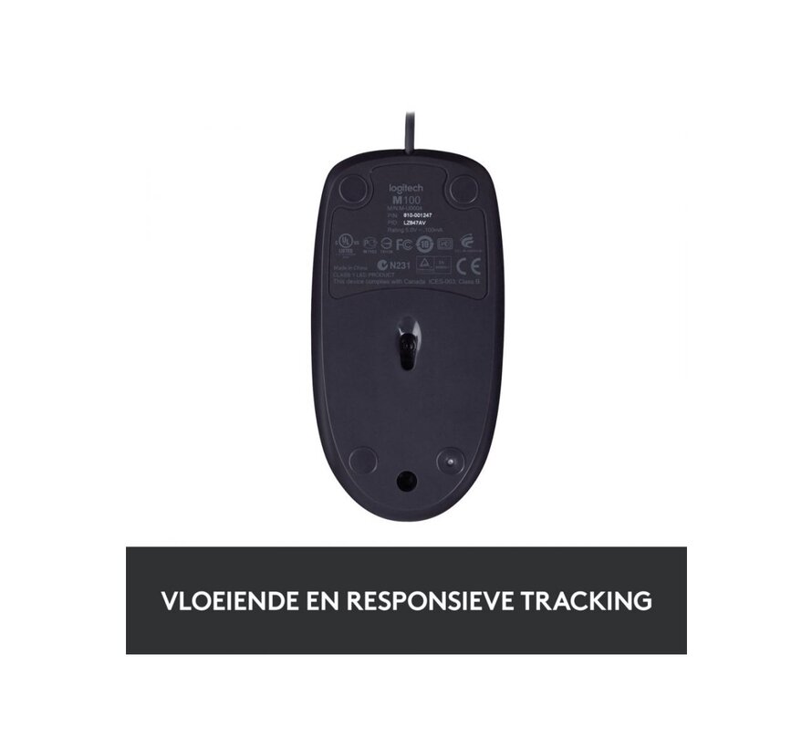 LOGITECH OEM Optical Mouse B100