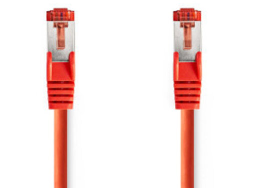 Nedis Nedis - UTP CAT 6 netwerkkabel 0,25 m rood