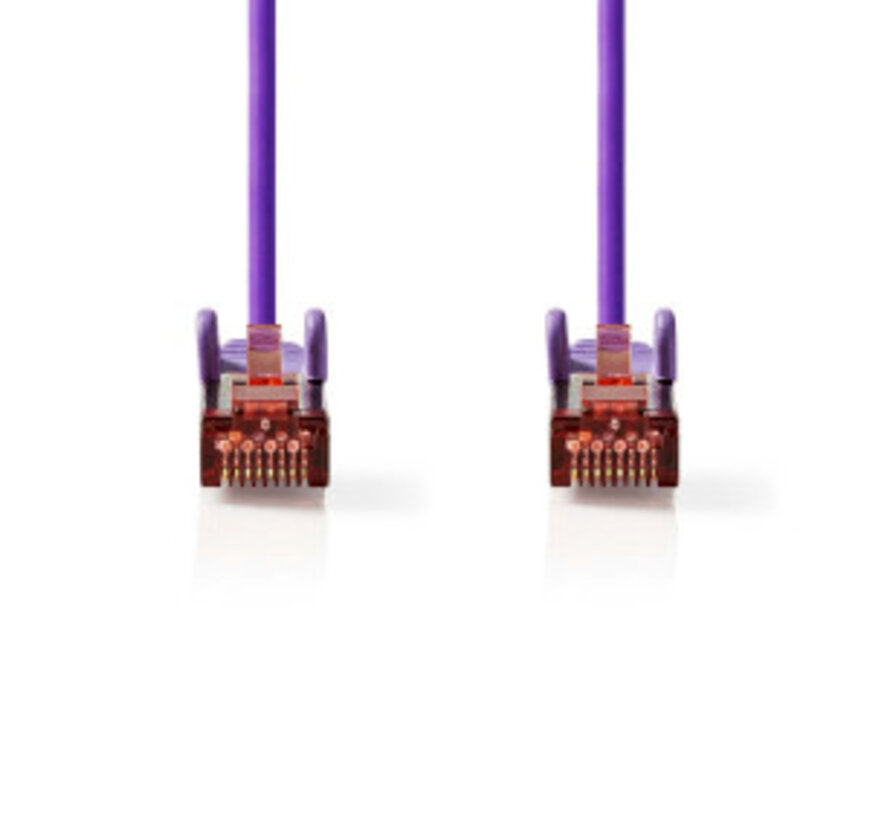 Nedis - UTP CAT 6 netwerkkabel 0,50 m Violet