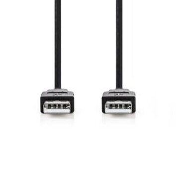 Nedis USB-kabel USB (M) naar USB (M) - USB 2.0 - 1 m