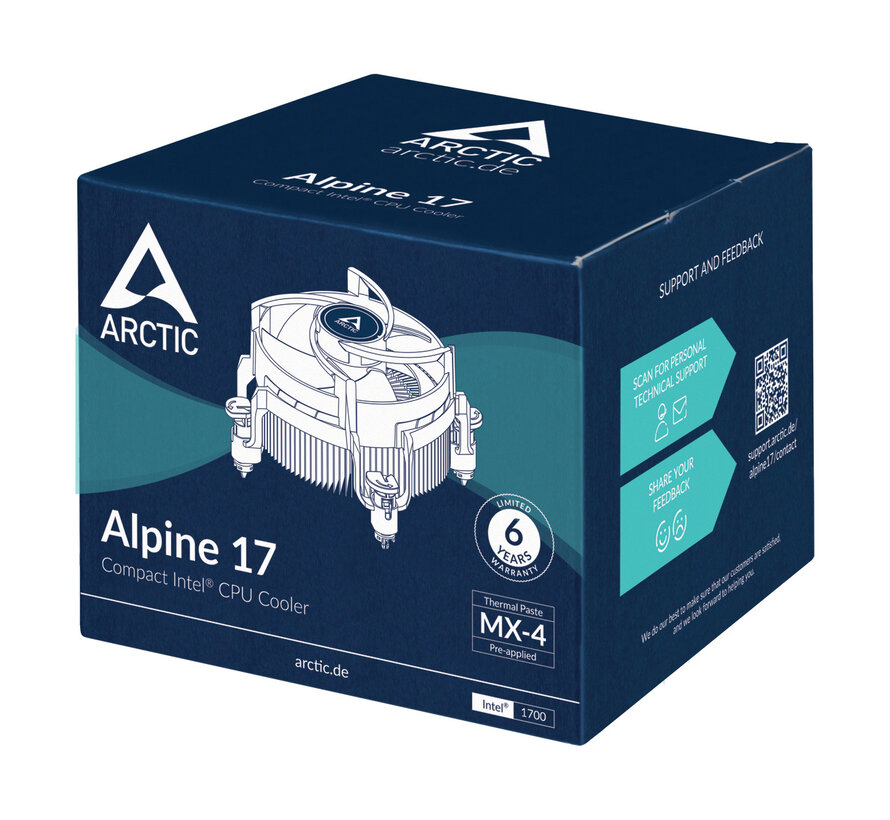 Arctic Alpine 17 socket 1700