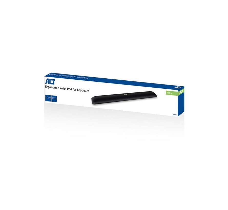 ACT Polssteun Polyester, Rubber Zwart