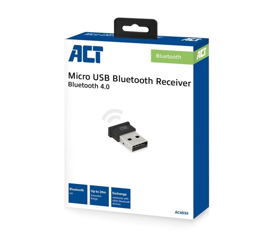 ACT AC6030 Bluetooth ontvanger 3 Mbit/s