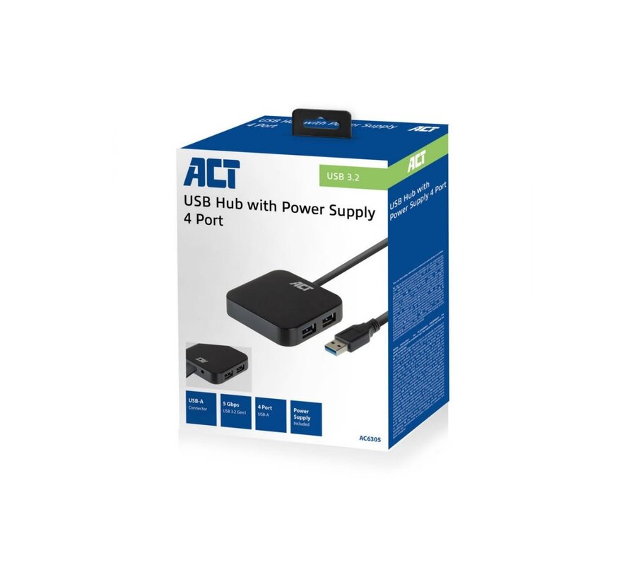 ACT Interface hub USB 3.2 Gen 1 (3.1 Gen 1) Type-A 50