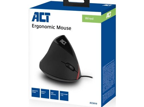 ACT ACT AC5010 muis Rechtshandig USB Type-A Optisch 1000 DPI