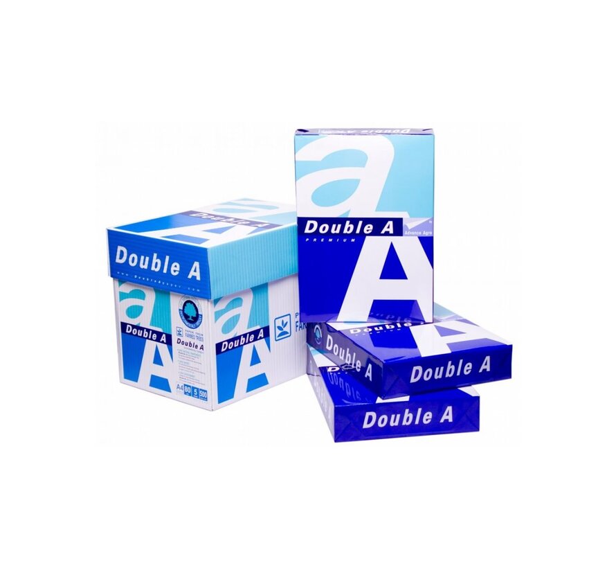 Printpapier A4 Double A 80gram (5x500 Pack)