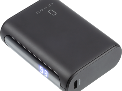 Just in Case Just in Case USB-C PD Powerbank 22.5W - 10000mAh - Black