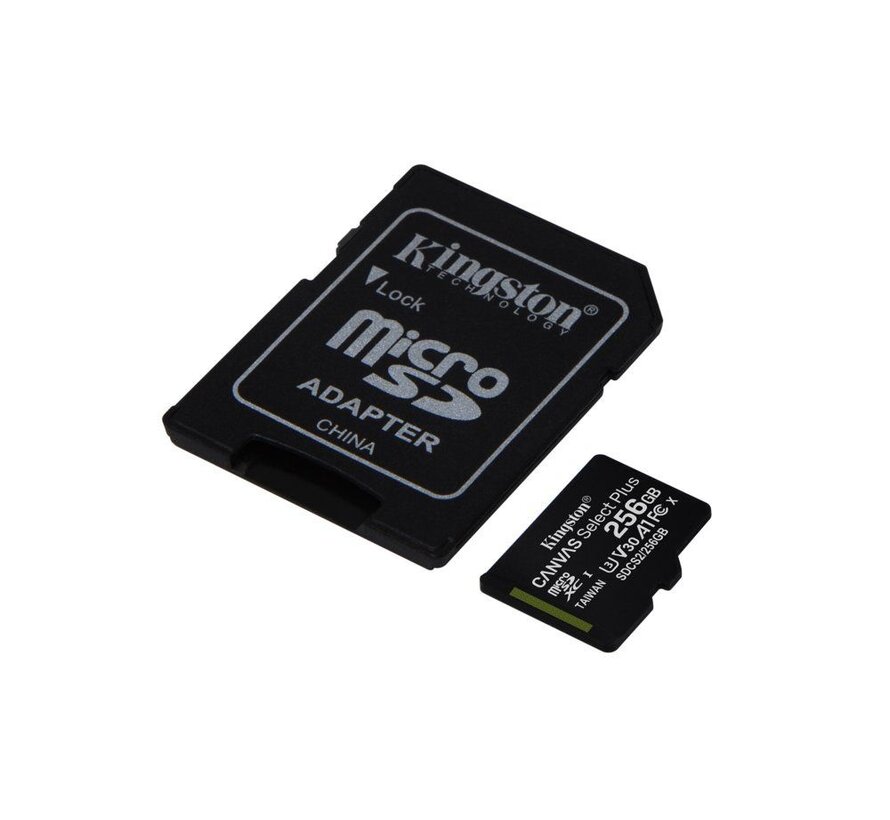 Kingston Technology Canvas Select Plus 256 GB MicroSDXC