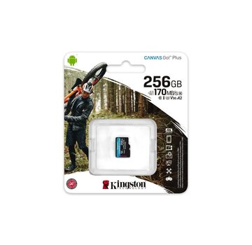 Kingston SDXC Card Micro 256GB Kingston UHS-I U3 Canvas Go! Plus