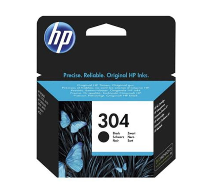 HP 304 (N9K06AE) Inktcartridge Zwart