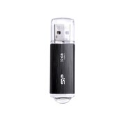 Silicon Power USB Silicon Power 32GB Blaze B02 USB 3.0 flashdrive Zwart
