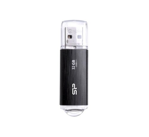Silicon Power USB Silicon Power 32GB Blaze B02 USB 3.0 flashdrive Zwart