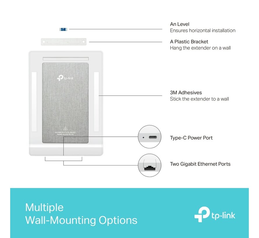 TP-Link Archer Air R5 - Router - Wifi6 - AX3000