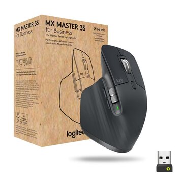 Logitech Logitech MX Master 3s for Business muis Rechtshandig RF-draa