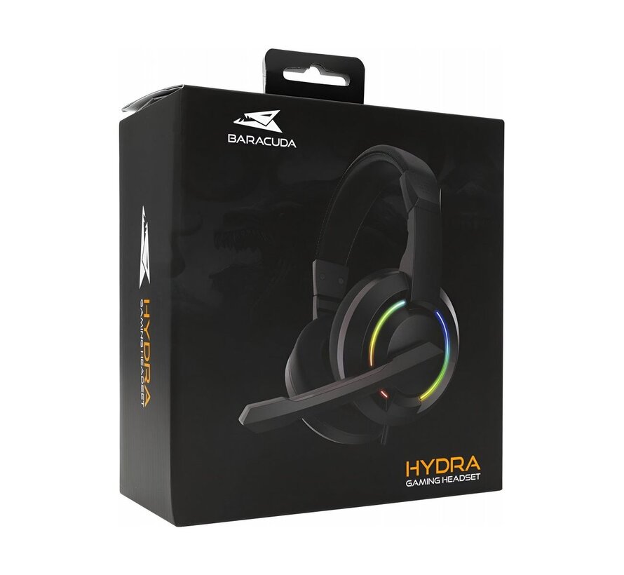 Baracuda HYDRA Gaming Headset LED Rainbow Effect +Microphone