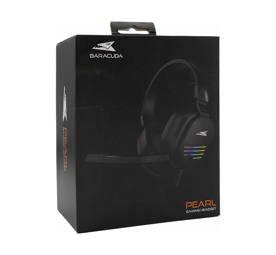 Baracuda PEARL Gaming Headset LED Rainbow Effect +Microphone