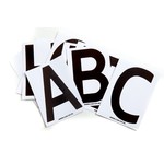 Nummern- und Buchstabenaufkleber | 50 Teile