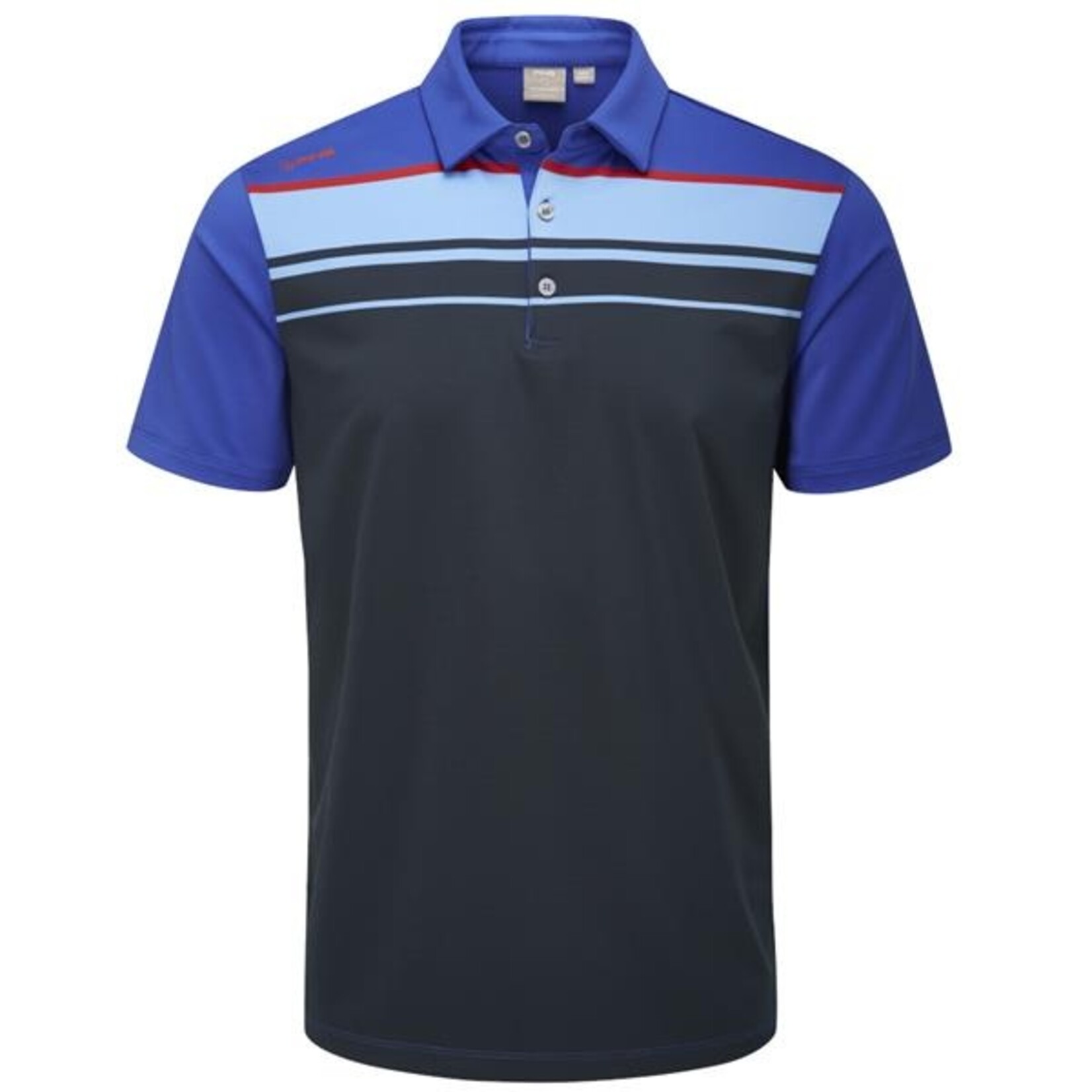 Ping Sinclair Golf Polo Mens Blue Surf