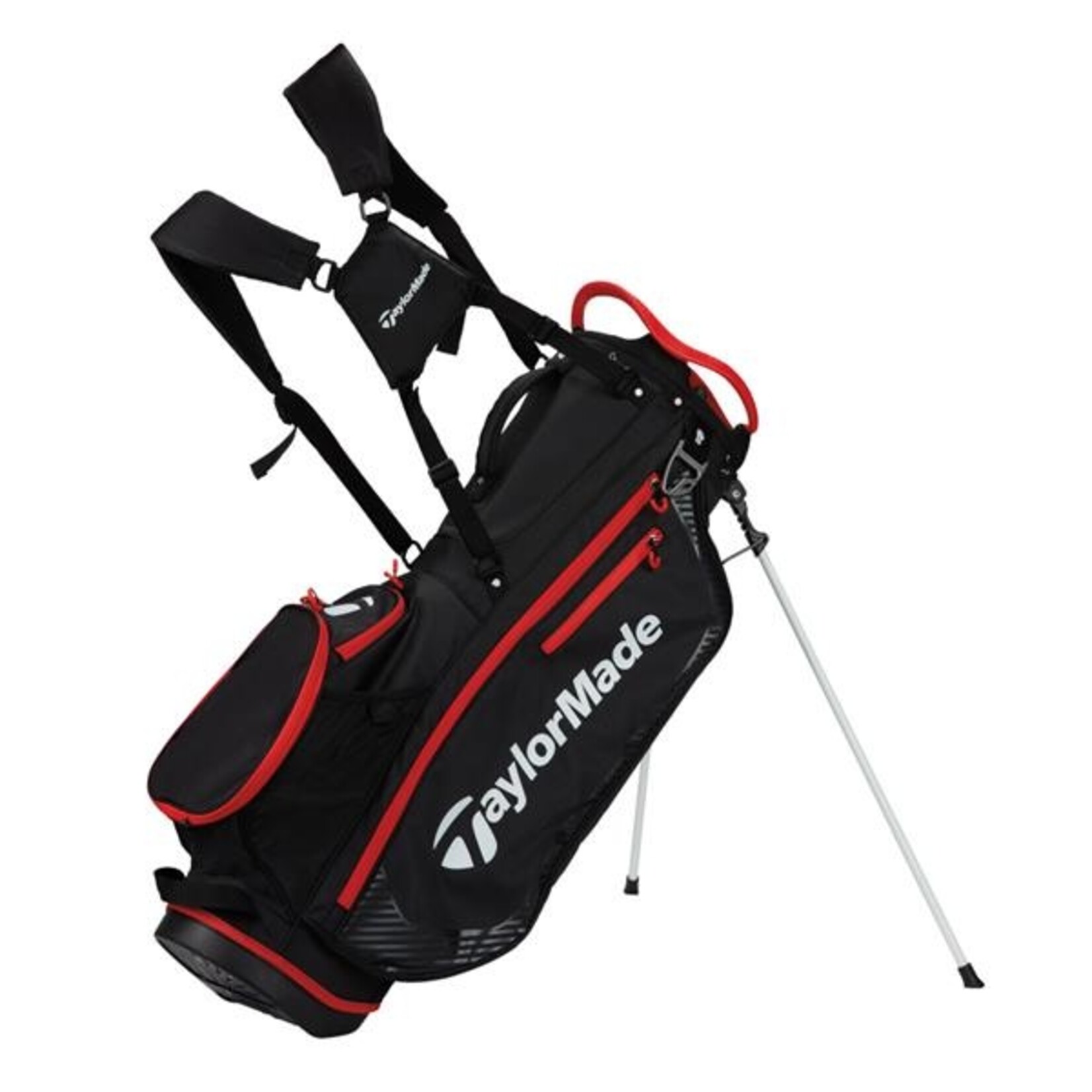 Taylormade Pro Golf Stand Bag - Black/Red Taylormade Pro Golf Stand Bag - Black/Red