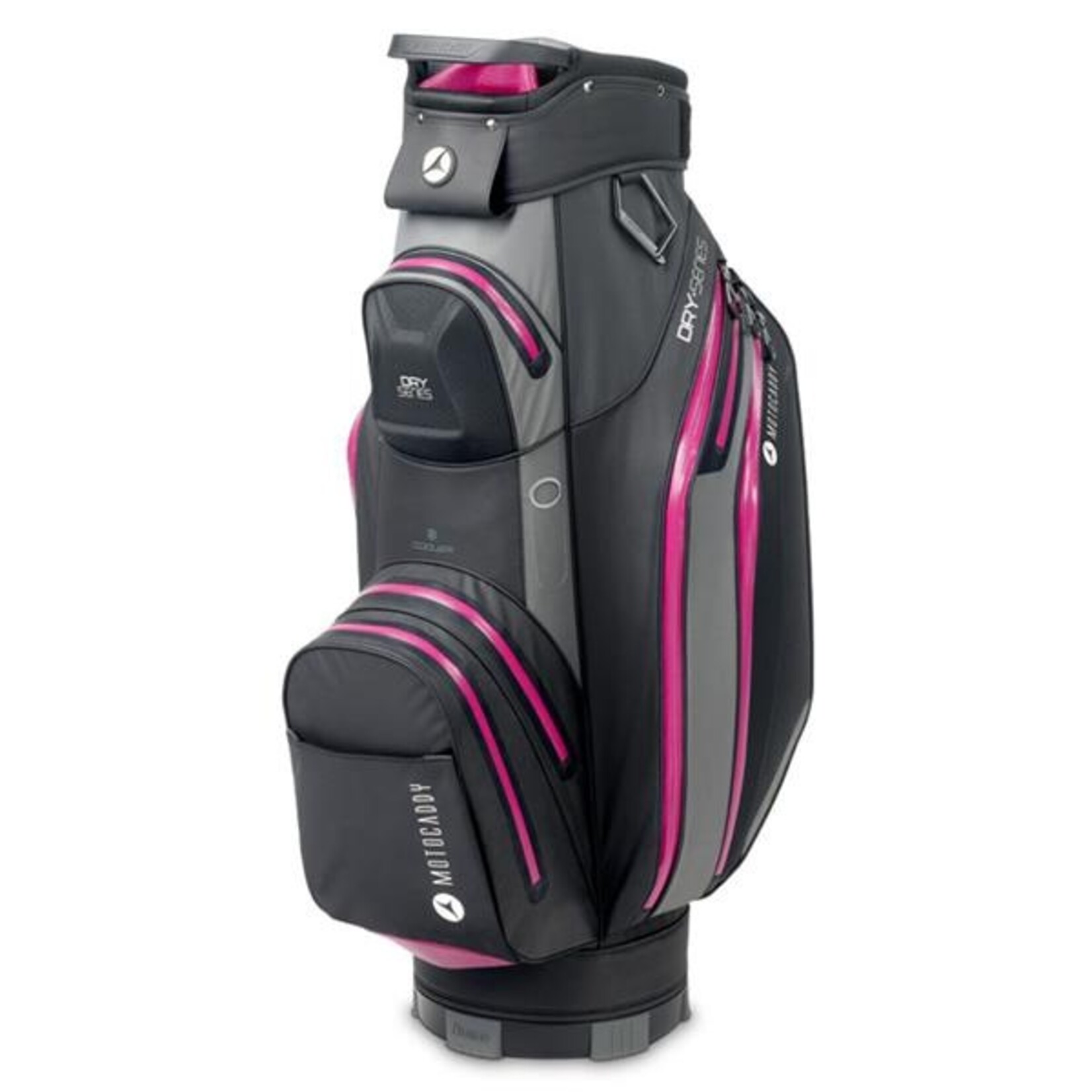 Motocaddy 2024 Dry Series Cart Bag Charcoal/Fushia