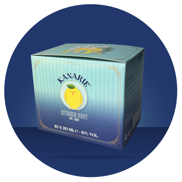 Kanarie® Doosje met tien Kanarieshots