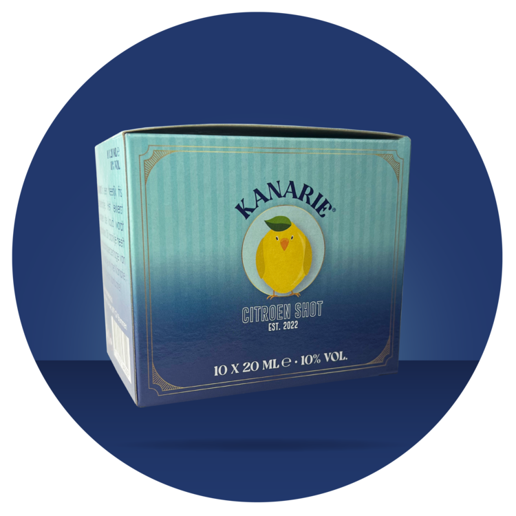 Kanarie® Doosje met tien Kanarieshots