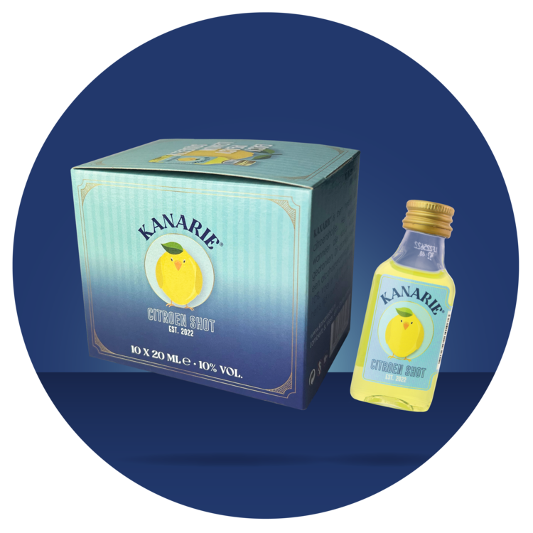 Kanarie® Doosje met tien Kanarieshots