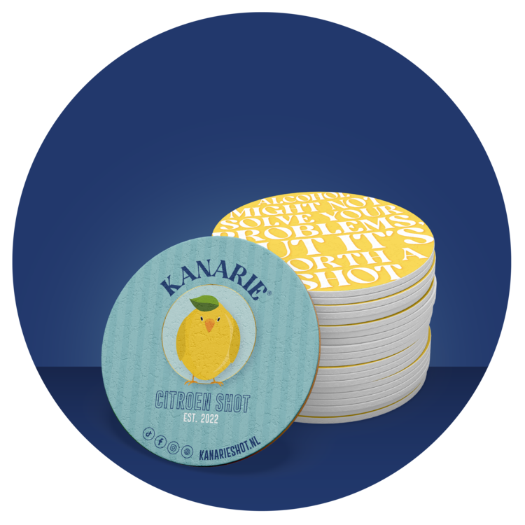 Kanarie® 50 Kanarie Bierviltjes