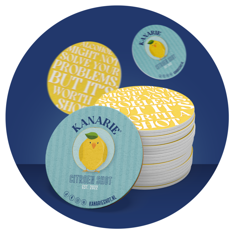 Kanarie® 50 Kanarie Bierviltjes