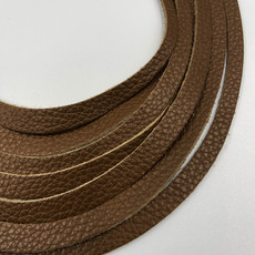 Necklace leather. Just cut brown