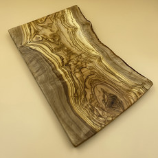 Olivenholz erleben Rustieke snijplank 30 x 34 cm lang