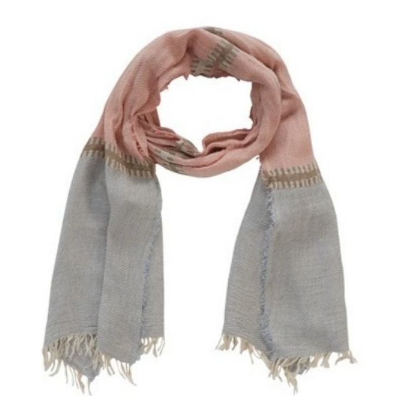 Fulmarix Arabel linen and cotton scarf, Pink