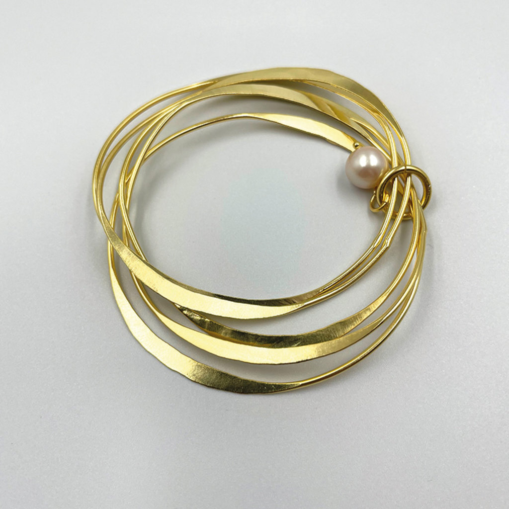 Replica Armband met onregelmatige vorm en parel