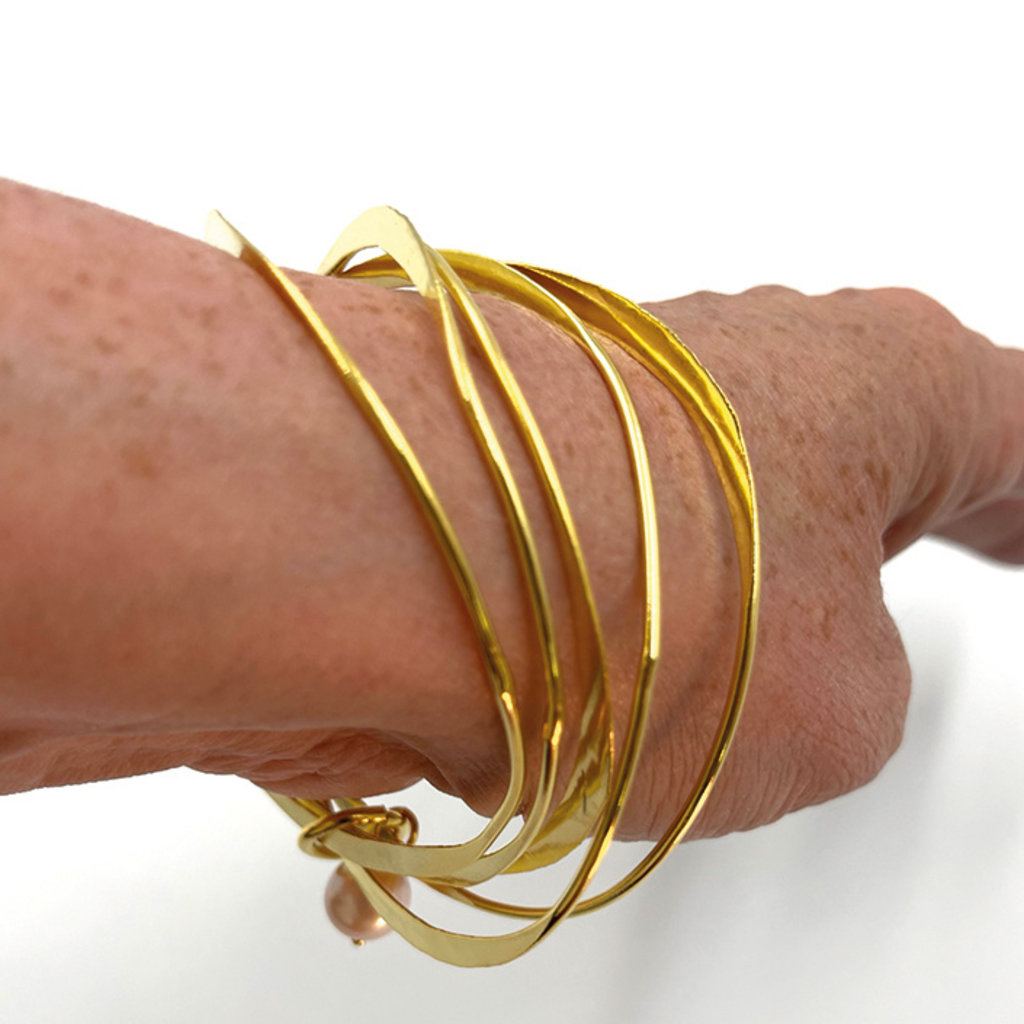 Replica Irregular Shape Bracelet with Pearl