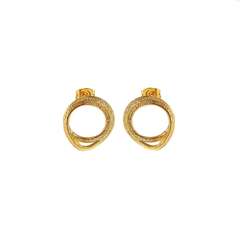 Catherine Bijoux oorringen AF4742 gold