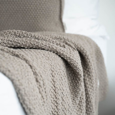 Mohya Decorated blanket beige