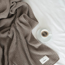 Mohya Decorated blanket beige