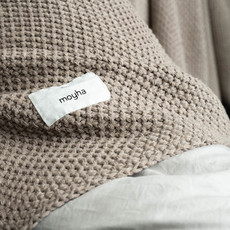 Mohya Decorated blanket beige