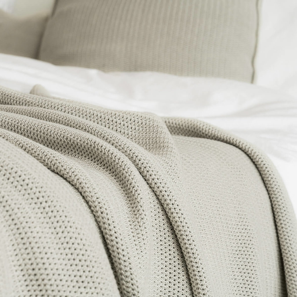 Mohya Close to nature blanket light grey