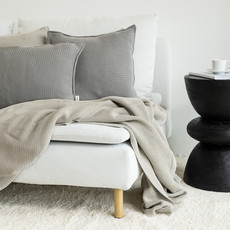 Mohya Close to nature blanket light grey